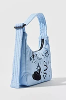 BAGGU Embroidered Ballet Icons Mini Nylon Shoulder Bag