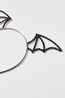 Rhinestone Bat Wing Headband