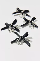 Spider Bow Hair Clip Set