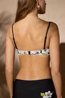 It’s Now Cool The Bandeau Hibiscus Bikini Top