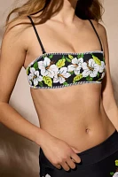 It’s Now Cool The Bandeau Hibiscus Bikini Top