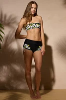 It’s Now Cool Tie-Up Hibiscus Shortie Bikini Bottom