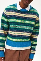 UO Hudson Fair Isle Crew Neck Sweater