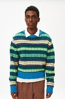 UO Hudson Fair Isle Crew Neck Sweater