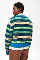 UO Hudson Fair Isle Crew Neck Sweater