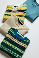 UO Hudson Fair Isle Crew Neck Sweater