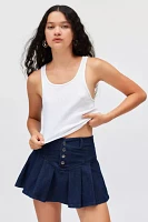 Kimchi Blue Annabeth Drop Waist Denim Mini Skirt