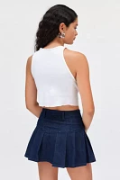 Kimchi Blue Annabeth Drop Waist Denim Mini Skirt