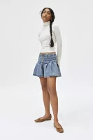 Kimchi Blue Annabeth Drop Waist Denim Mini Skirt
