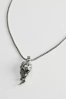 Serpent Skull Pendant Necklace