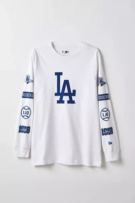 New Era MLB Los Angeles Dodgers Logo Graphic Long Sleeve Tee