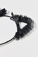 Lacey Bow Cat Ears Headband