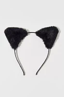 Faux Fur Cat Ears Headband