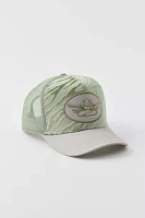 Boys Lie Green Flames Trucker Hat