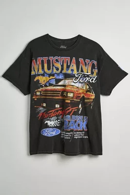 Ford Mustang Washed Cotton Vintage Graphic Tee