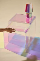 Acrylic Iridescent Seamless Side Table