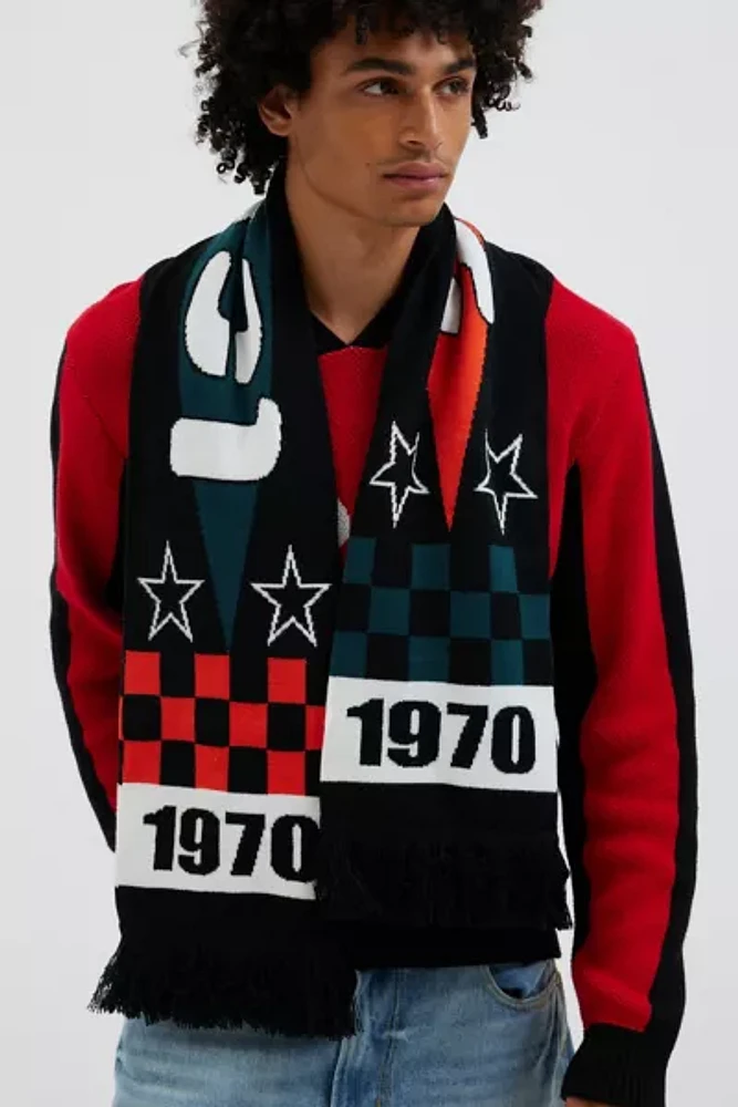 Soccer Graphic Knit Scarf