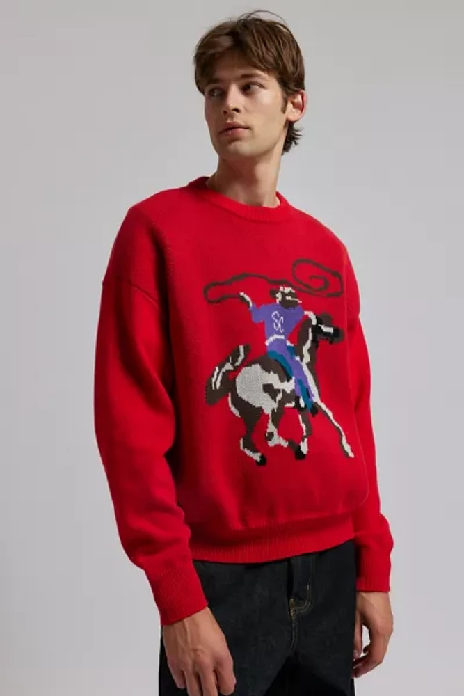 STAYCOOLNYC Rodeo Knit Crew Neck Sweater