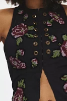 Kimchi Blue Love Letter Floral Embroidered Vest Top