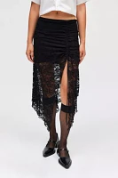 Kimchi Blue Harriet Asymmetrical Lace Skirt