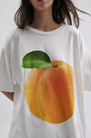 Just Peachy Graphic T-Shirt Dress