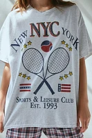 NYC Sports & Leisure Club Graphic T-Shirt Dress