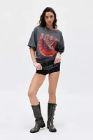 Cowboy Horseshoe Graphic T-Shirt Dress