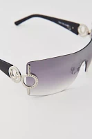 True Religion Rimless Shield Sunglasses