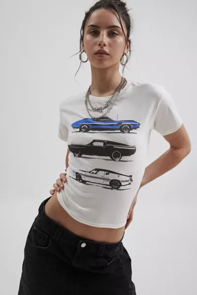 Muscle Car Slim Graphic Tee