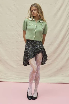 Ella Sheer Lace Tights