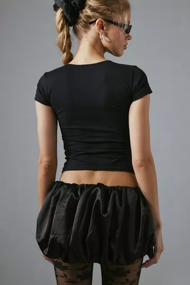 For Love & Lemons Lena Bubble Micro Mini Skirt