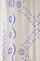 Seed & Sprout Patterned Shower Curtain