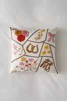 Rodeo Charms Embroidered Throw Pillow