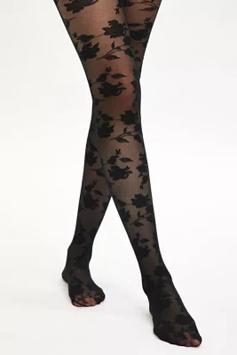 Rose Lace Tights