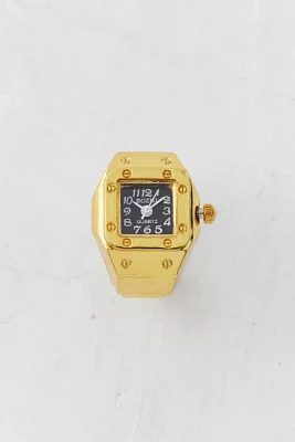 Gilda Square Metal Watch Ring