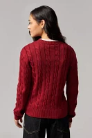 iets frans...Heaton Cable Knit Sweater