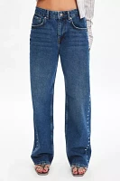 BDG Sutton Studded Straight Leg Jean