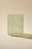 Squiggle Glass Side Table