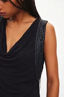 Silence + Noise Raya Embellished Tunic Tank Top