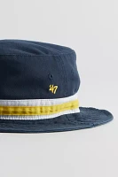 '47 Brand NCAA University Of Michigan Striped Bucket Hat