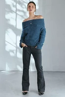 Kimchi Blue Isabel Cozy Off-The-Shoulder Sweater