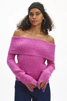 Kimchi Blue Isabel Cozy Off-The-Shoulder Sweater