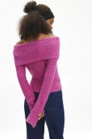 Kimchi Blue Isabel Cozy Off-The-Shoulder Sweater