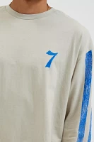 Number Seven Graphic Long Sleeve Tee