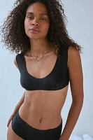 Out From Under Twilight Micro Knit Scoop Neck Bra Top