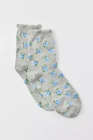 Scattered Roses Sock