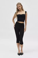 Out From Under Charlene Pinch Front Seamless Knit Tank Top