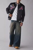 Pro Standard MLB Atlanta Braves Satin Bomber Jacket