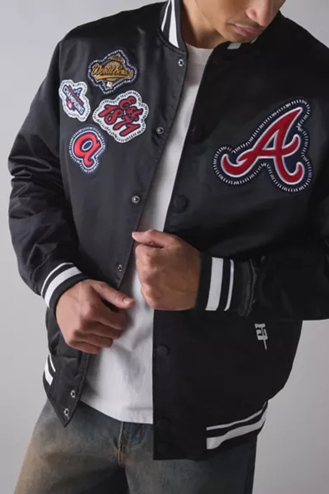 Pro Standard MLB Atlanta Braves Satin Bomber Jacket