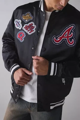 Pro Standard MLB Atlanta Braves Satin Bomber Jacket